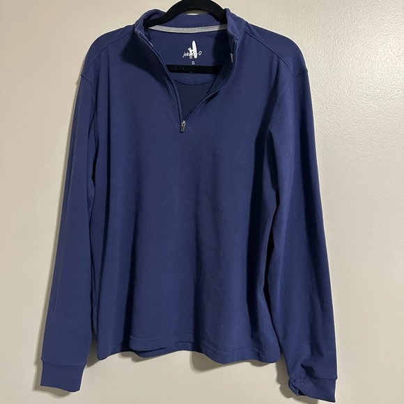 Johnnie O Diaz Diaz PREP-FORMACE 1/4 Zip Pullover Navy S NWOT - Picture 1 of 5